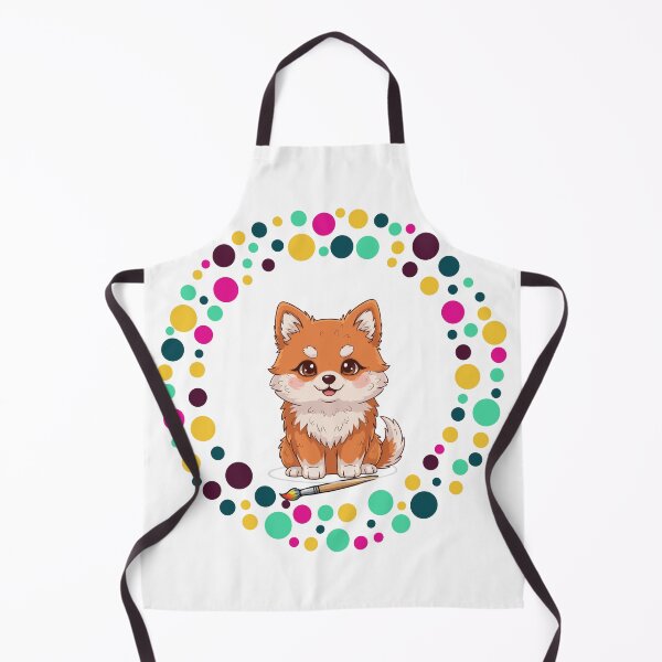 Item preview, Celebrate Dot Day with My Finnish Spitz | Colorful Dog Art designed and sold by The Real Life Symphony.