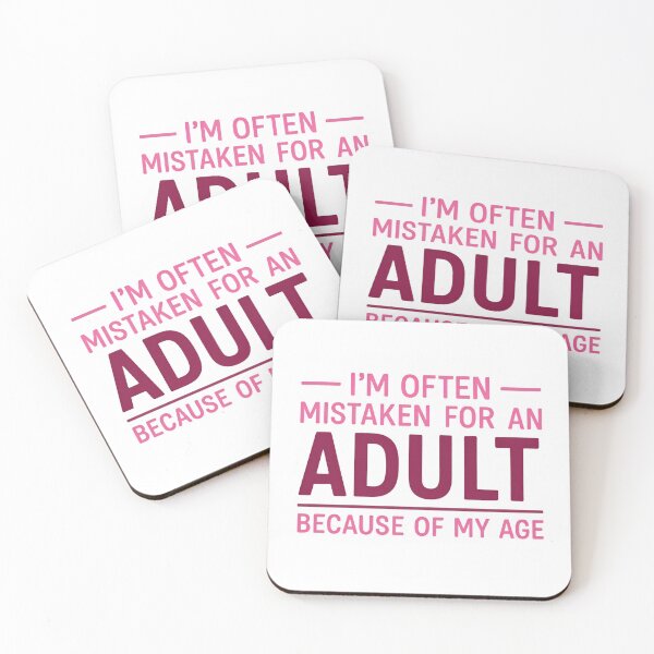 Item preview, I'm often mistaken for an adult because of my age - funny saying  designed and sold by SkeletonsDanger.