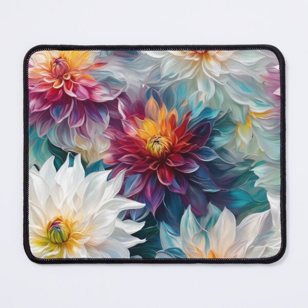 Item preview,  A Garden of Jewel-Toned Dahlias designed and sold by jennyrose88.