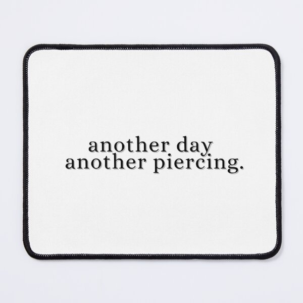 Item preview, another day another piercing (black) designed and sold by madebysam :).