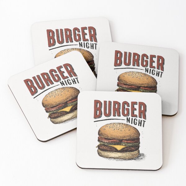 Item preview, Burger Night  designed and sold by StudioRedKoala.