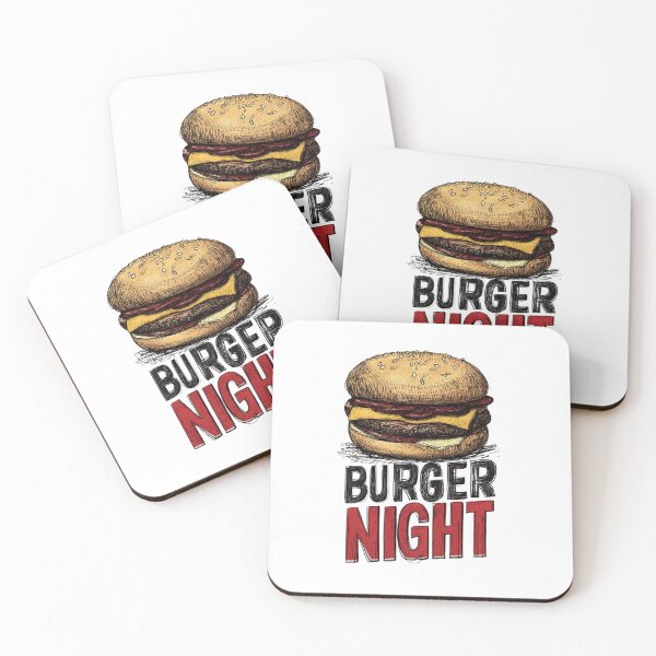 Item preview, Burger Night  designed and sold by StudioRedKoala.