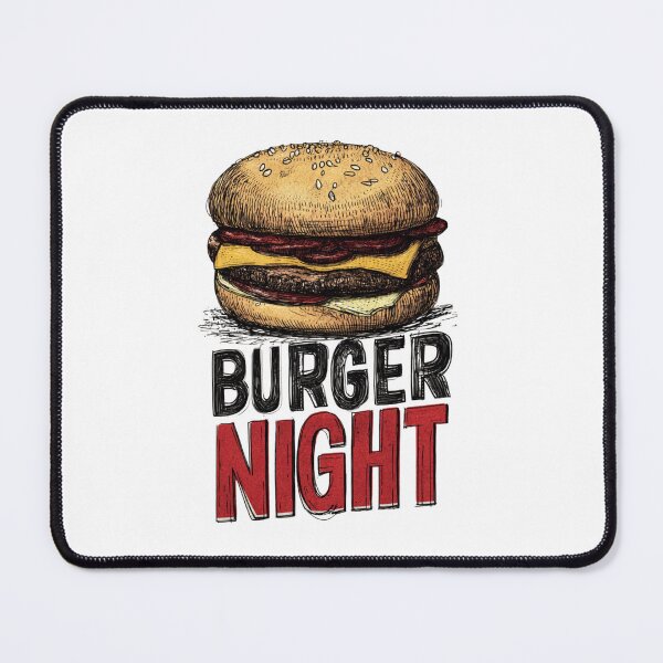 Item preview, Burger Night designed and sold by StudioRedKoala.