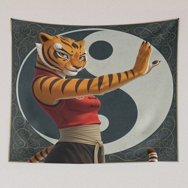 Item preview, Maestra Tigresa Yin Yang designed and sold by AnimsAIUniverse.