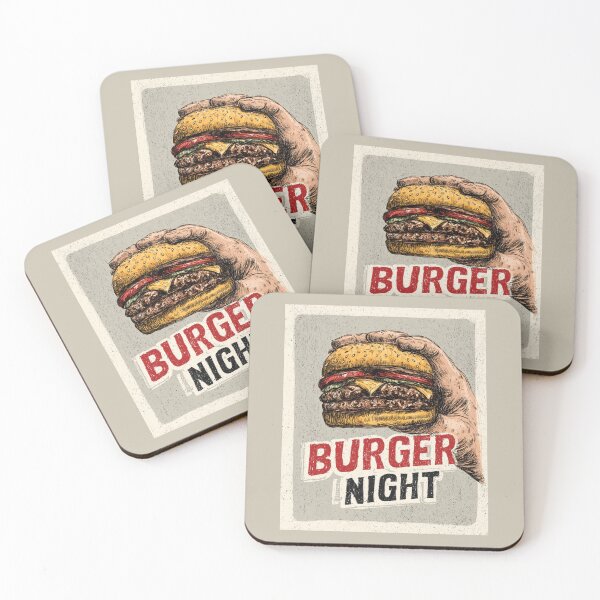 Item preview, Burger Night  designed and sold by StudioRedKoala.