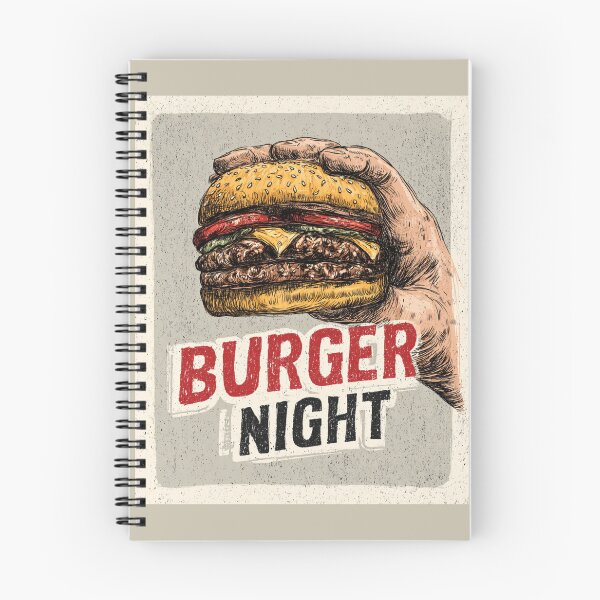 Item preview, Burger Night  designed and sold by StudioRedKoala.