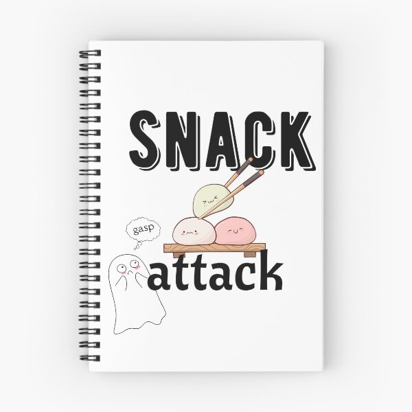Item preview, Funny Snack Attack - Gasp | Mochi | Ghost designed and sold by SunandShade.
