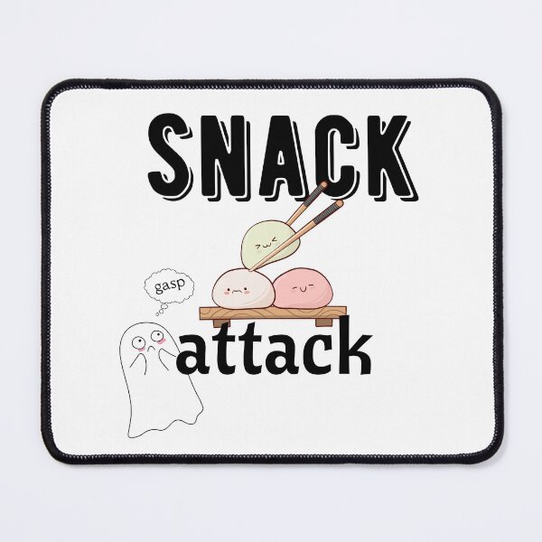 Item preview, Funny Snack Attack - Gasp | Mochi | Ghost designed and sold by SunandShade.