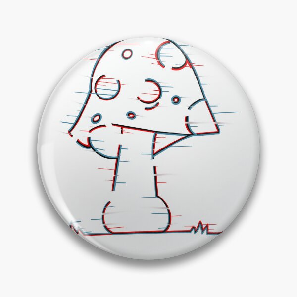 Artikelvorschau, Glitchy-Pilz entworfen und verkauft von Byte Sized Artworks.