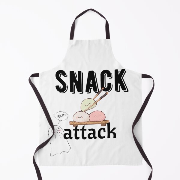 Item preview, Funny Snack Attack - Gasp | Mochi | Ghost designed and sold by SunandShade.