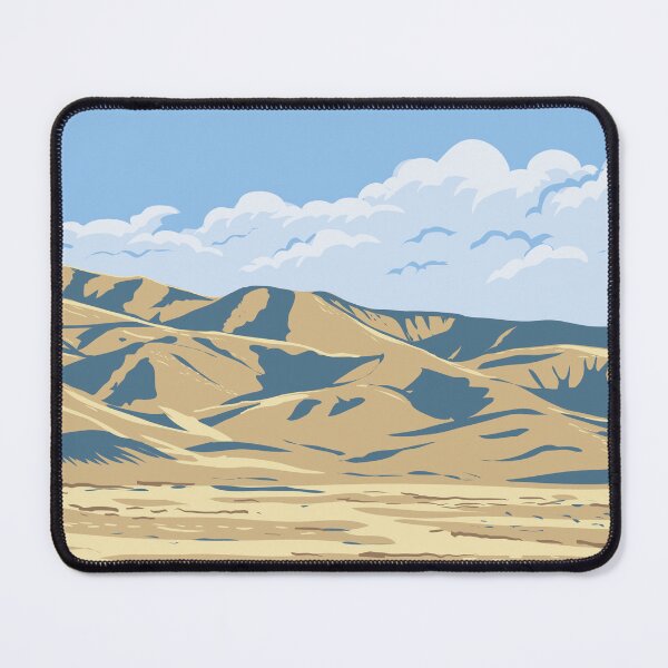 Item preview, Tehachapi Mountains near Lost Hills California WPA Poster Art designed and sold by patrimonio.