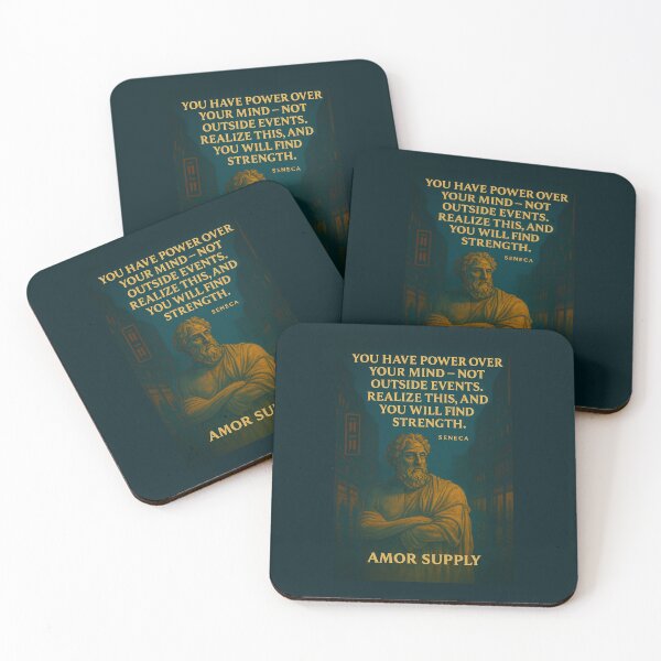 Item preview, Seneca Stoic Quote – Power Over Your Mind designed and sold by Amor Supply.