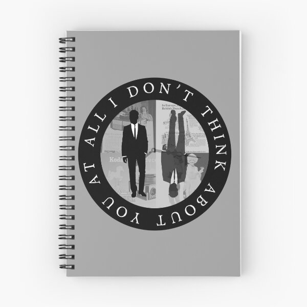 Item preview, I Don’t Think About You at All | Vintage Ad Man Conceptual Clock Print designed and sold by Parasocialite.