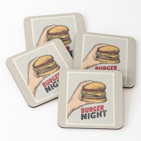 Item preview, Burger Night  designed and sold by StudioRedKoala.