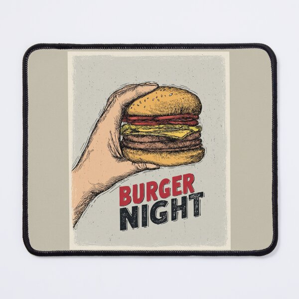 Item preview, Burger Night designed and sold by StudioRedKoala.