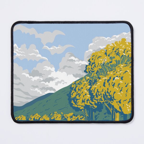 Item preview, Wilson Bay Reserve in Queenstown Otago New Zealand WPA Poster Art designed and sold by patrimonio.