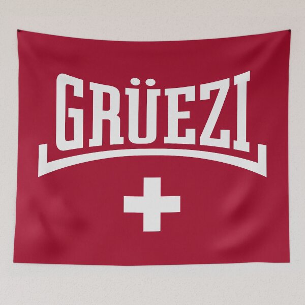 Item preview, Grüezi (Switzerland / Swiss Flag / Concave) designed and sold by MrFaulbaum.