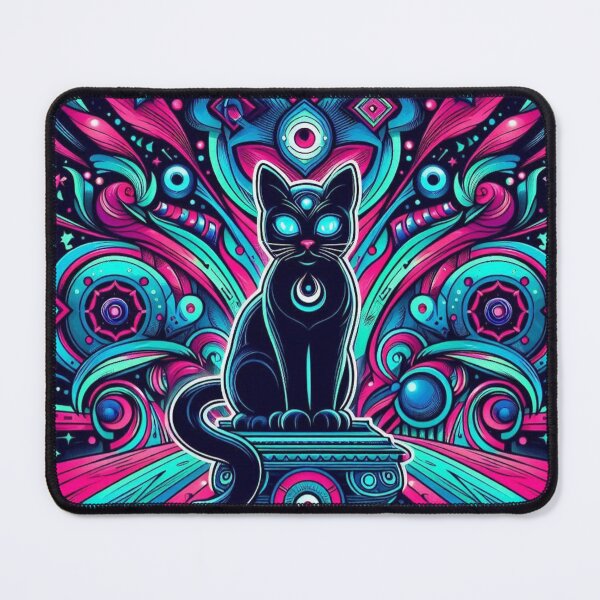 Item preview, Colorful cute mystic cat designed and sold by Dogandesighn.