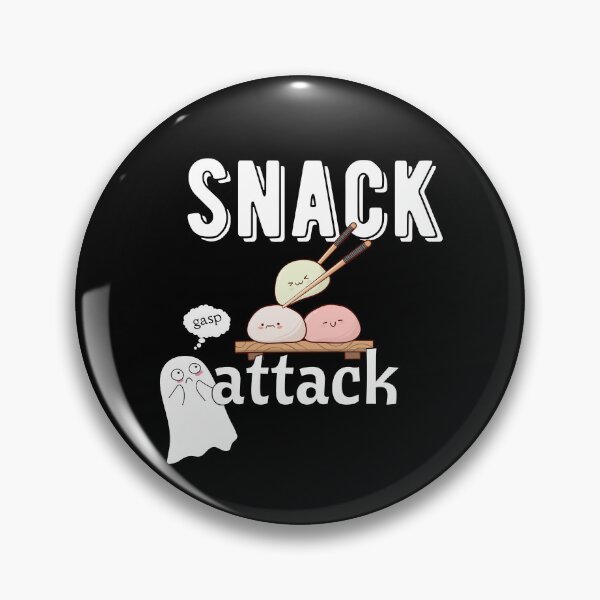 Item preview, Funny Snack Attack - Gasp | Mochi | Ghost designed and sold by SunandShade.