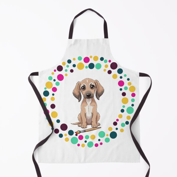 Artikelvorschau, Feiern Sie den Dot Day mit meinem Azawakh | Bunte Hundekunst entworfen und verkauft von The Real Life Symphony.