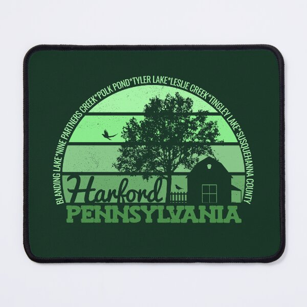 Item preview, Harford Pennsylvania Sunset Retro Vintage Local Pride Logo designed and sold by CRHPOD20.