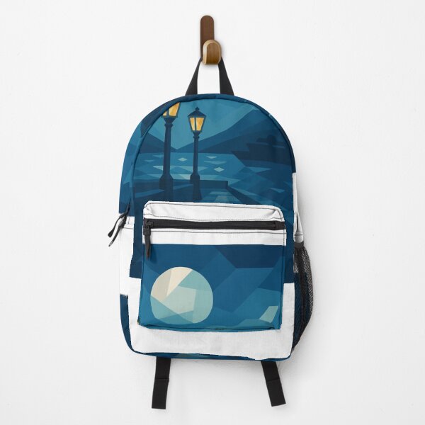 Item preview, Old San Juan Moonlight – Geometric Nightscape designed and sold by BoricuaRebelde.