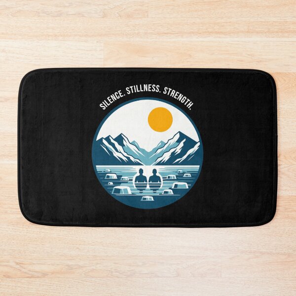 Item preview, Ice bathing in the Alps at sunrise mountain sports cold inner strength designed and sold by Bouldershop.