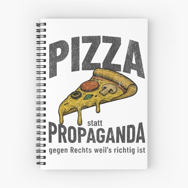 Item preview, PIZZA instead of PROPAGANDA – Political statement against the shift to the right designed and sold by VariousGoodies.