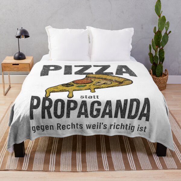 Item preview, PIZZA instead of PROPAGANDA – Political statement against the shift to the right designed and sold by VariousGoodies.