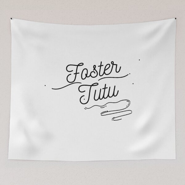 Item preview, Foster Tutu - Black Cursive Letters designed and sold by GFamilyC.