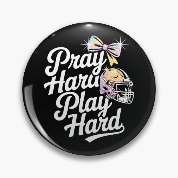 Item preview, Pray Hard, Play Hard designed and sold by theartfulaspie.