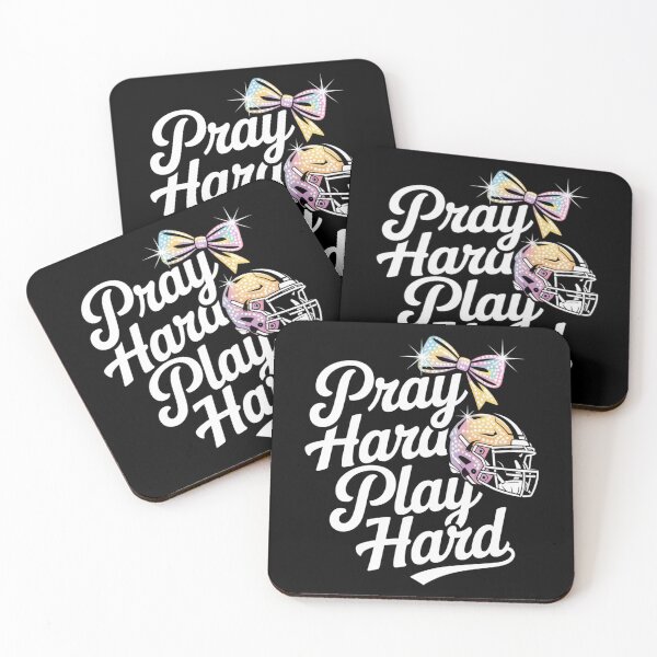 Item preview, Pray Hard, Play Hard designed and sold by theartfulaspie.