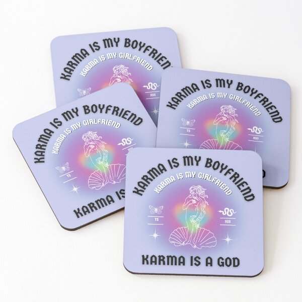 Item preview, Karma Is My Boyfriend / Girlfriend | Queer Venus Lyric Art Print designed and sold by Parasocialite.