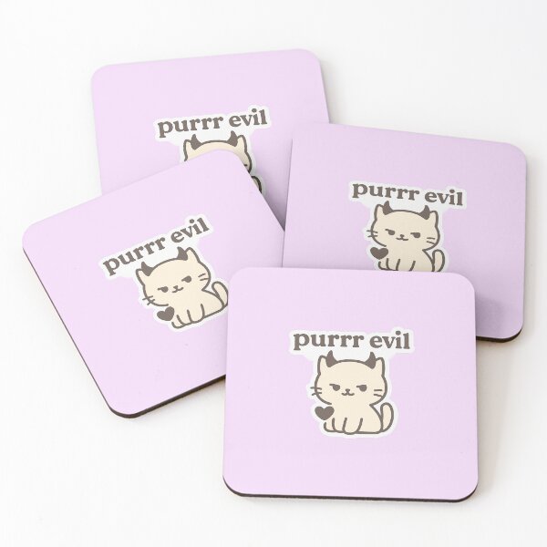 Item preview, purrr evil  designed and sold by Squish The Bug .