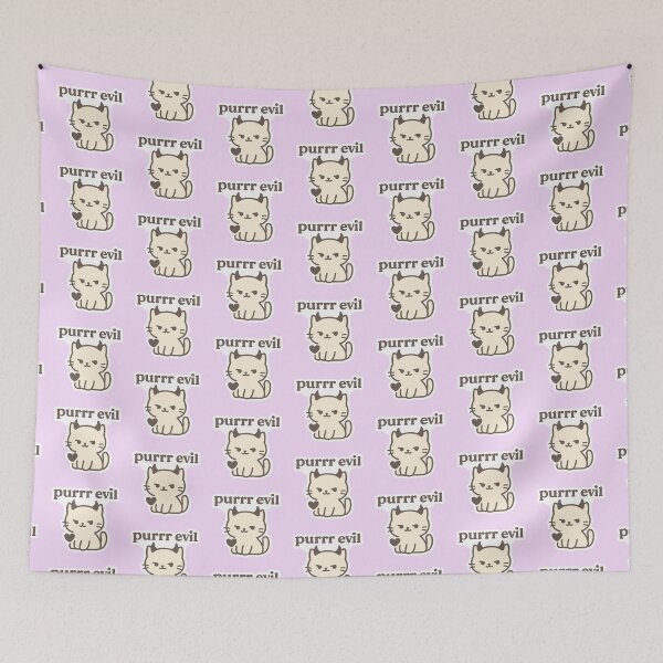 Item preview, purrr evil  designed and sold by Squish The Bug .