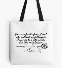 Demi Lovato "Sober" Tote Bag