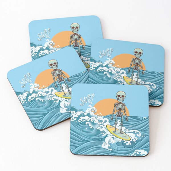 Item preview, Surfing Skeleton designed and sold by picturethispas.