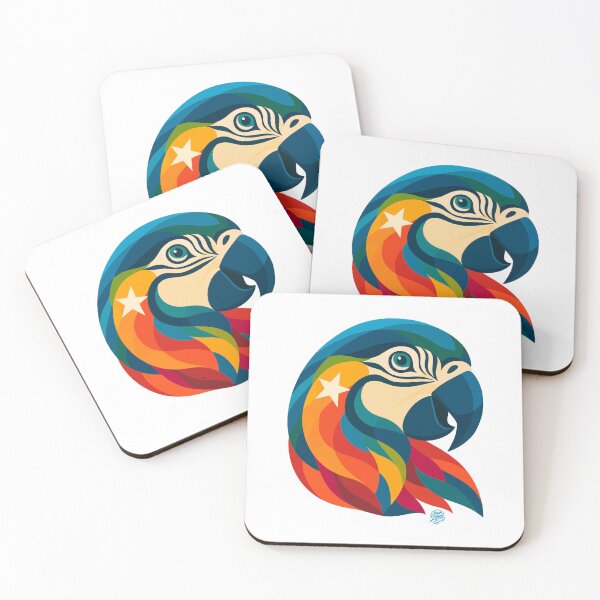 Item preview, Puerto Rican Parrot – Vibrant Geometric Art designed and sold by BoricuaRebelde.