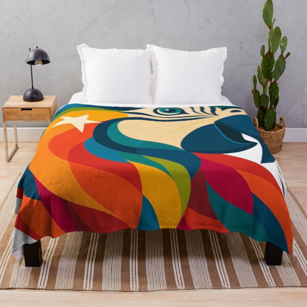 Item preview, Puerto Rican Parrot – Vibrant Geometric Art designed and sold by BoricuaRebelde.