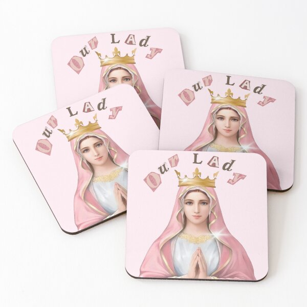 Item preview, Our Lady – Crowned Virgin Mary Aesthetic Catholic Art designed and sold by Heavenly-Cloudz.