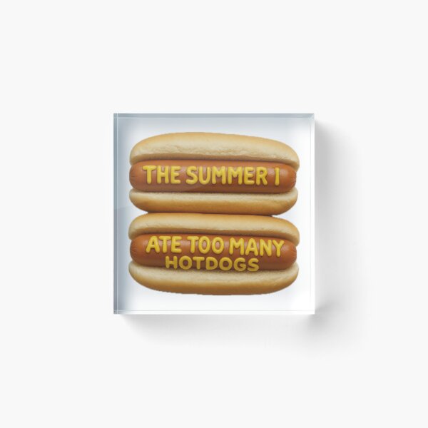 Item preview, The Summer I Ate Too Many Hotdogs designed and sold by madebymir.