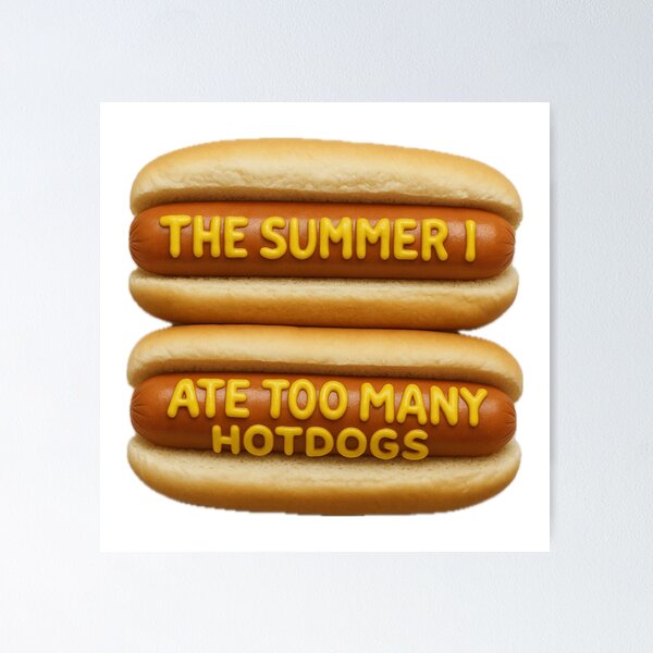 Item preview, The Summer I Ate Too Many Hotdogs  designed and sold by madebymir.