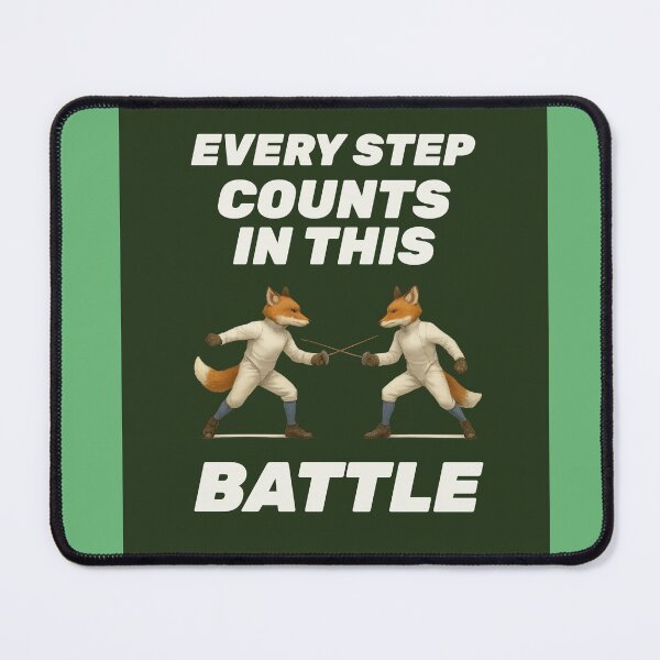 Item preview, Every step counts in this battle designed and sold by J.Caraccia.