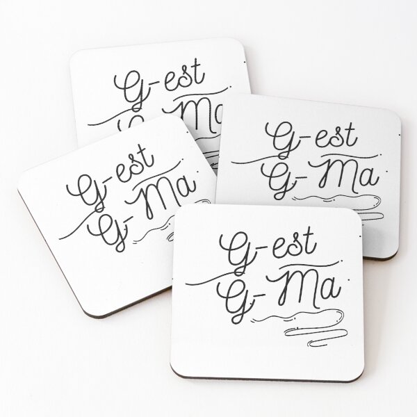 Item preview, G-est G-Ma (Greatest Grandma) - Black Cursive Letters designed and sold by GFamilyC.