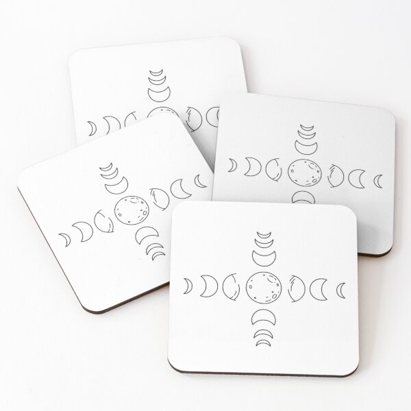 Item preview, Minimalist Moon Phases – Simple Celestial Line Art designed and sold by WornUp.