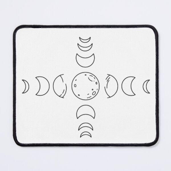 Item preview, Minimalist Moon Phases – Simple Celestial Line Art designed and sold by WornUp.