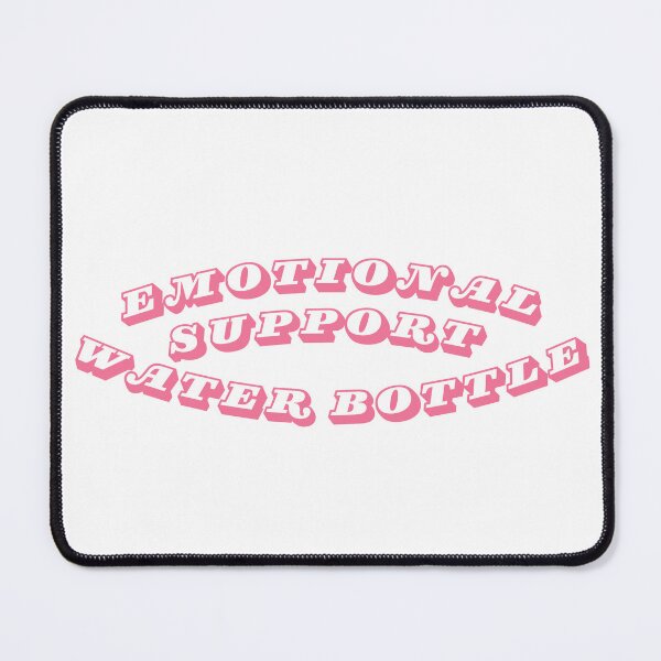 Item preview, Emotional Support Water Bottle – Funny Hydration Quote Design designed and sold by printwithkacie.
