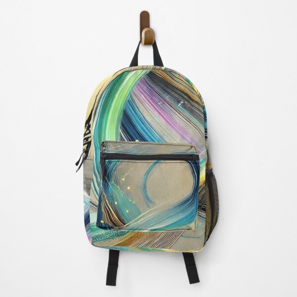 Item preview, “Dream of Light – Zen Brushstrokes in Blue, Green & Gold” designed and sold by Zenlines by Ralf Gradl.