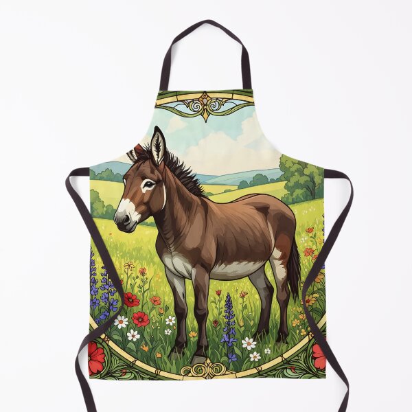 Item preview, Donkey In A Pasture designed and sold by ChanceTwoArt.