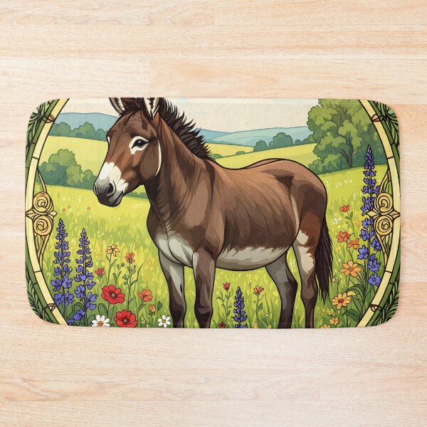 Item preview, Donkey In A Pasture designed and sold by ChanceTwoArt.